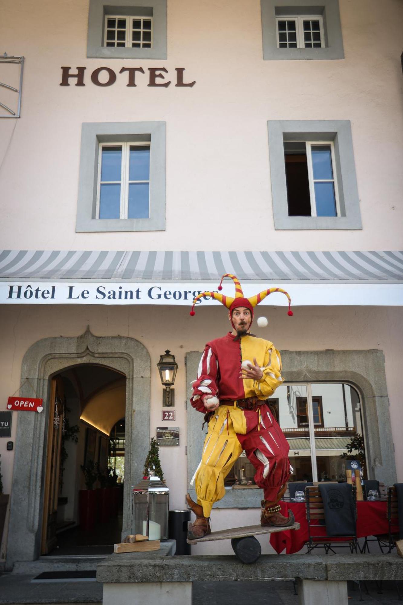 Le Saint Georges Hotel Gruyeres Exterior foto