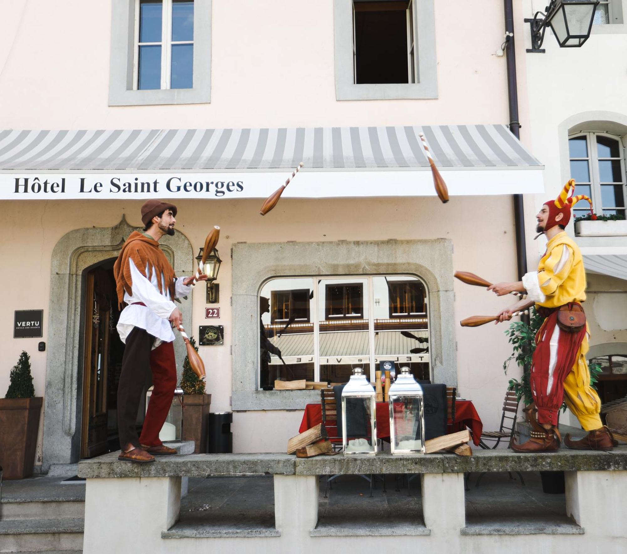 Le Saint Georges Hotel Gruyeres Exterior foto